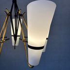 Vintage 1950’s Hanglamp – Opaline thumbnail 11