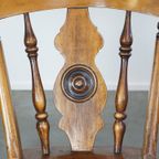 Set Van 4 Charmante Antieke Engelse Eetkamerstoelen Uit Midden 19e Eeuw thumbnail 14