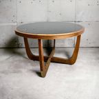 Vintage Art Deco Coffee Table / Salontafel Met Zwart Glas thumbnail 3