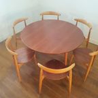 Eetkamer Set Van Hans J. Wegner Voor Fritz Hansen thumbnail 2