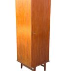 Vintage Compacte Kledingkast Wandrobe Jaren 60 Teak Kast thumbnail 16