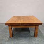 Strakke Vintage Salontafel Coffeetable Japandi Bijzettafel thumbnail 7