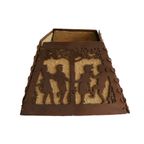 Antieke Lampenkap Hout Met Jute, Jaren '20 thumbnail 2