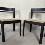 6X Vintage 1970’S Brutalist Eetkamerstoelen thumbnail 8