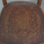 Set Van 6 Originele Antieke Jacob En Josef Kohn Bentwood Design Thonet Stoelen Uit Begin 20e Eeuw thumbnail 10