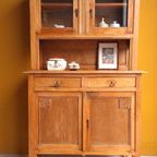 Brocante Vintage Wandplank, Debbel Regaal, Wit Houten Schap thumbnail 25