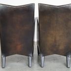 Set Van 4 Zeer Mooie Schapenleren Design Eetkamerstoelen Van Bart van Bekhoven thumbnail 5