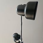 Verstelbare Vintage Staande Vloerlamp, Chroom Met Zwarte Spots. 1970’S thumbnail 11