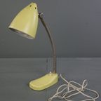 Gele Metalen Vintage Jaren 60 Design Lamp/ Bureaulamp thumbnail 3