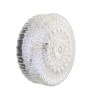 Vintage Ronde Glazen Plafonnière / Plafondlamp – Jaren 60/70 - (kh34) thumbnail 5