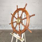 Houten Scheepsstuur / Stuurwiel thumbnail 7