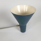 Anvia - Ontwerp J.J.M. Hoogervorst - Model 7101 - 'Swingarm' - Blauw - Wit - Wandlamp - 1950'S thumbnail 7