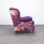 Classic Wing Chair In The Style Of Howard & Sons, 1960s thumbnail 9