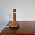 Art Deco Lampje Gedraaid Hout thumbnail 2