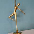 Vintage Messing Ballerina  Ballet Danseres Dame Vrouw Meisje thumbnail 13