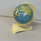 Vintage Kinder Mini Globe J`50 Blikken Wereldbol thumbnail 2