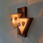 Brutalist Vintage Keramieken Wandlamp Design thumbnail 4