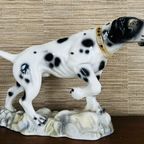 Grote Vintage Pointer Jacht Hond Keramiek thumbnail 8