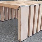 Vintage Lattenhout Salontafel, Walter Antonis, 't Spectrum thumbnail 22