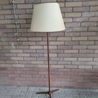 Scandinavische Teakhouten Vloerlamp thumbnail 4