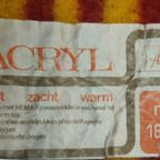 Allure Deken Acryl Oranje Geel Geblokt thumbnail 3