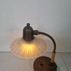 Jaren 30 Art Deco Bureau Lamp Notaris Lamp thumbnail 8