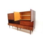 Groot Vintage Palissander Dressoir / Highboard Gemaakt In De Jaren ’60 thumbnail 9