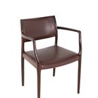 Set Van 2 +2 Stoelen Niels Otto Moller Model 65 + 80 Vintage Palissander thumbnail 2