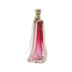 Paarse Roze Tafellamp Kristal Val Saint Lambert Swirl Jaren 60 thumbnail 10