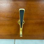 Vintage Mid Century Wandkapstok Met Hoedenrek thumbnail 3