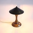 Art Deco Brass Desk Lamp, 1930S thumbnail 7