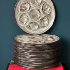 Robuust Vintage Frans Oesterbord Voor 6 Oesters thumbnail 2