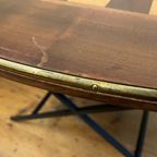 Lage Dambord Tafel Speeltafel Salontafel Vintage Frans thumbnail 7