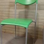 Set Van 2 Vintage Design Italiaans Stoelen Eetkamerstoelen thumbnail 9