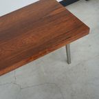 Coffee Table, Rosewood And Chrome, 1960S thumbnail 3