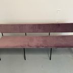 Fest Monday Bench 2-Seat - Black Frame - Paars thumbnail 2