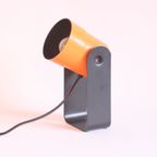 Orange Table Or Wall Lamp By Karl Lang For Sis Leuchten 1976 thumbnail 7