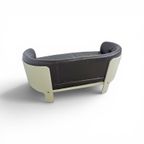 Bz49 Sofa By Hans Ell For 't Spectrum / 1970 / Dark Brown Leather thumbnail 19