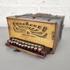 Antieke Houten Accordeon thumbnail 6