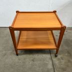 Vintage Deense Trolley / Bijzetmeubel, Teak, Brdr Furbo, 1960's thumbnail 7