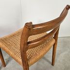 Vintage Deense Stoelen, Niels Møller Model 84 thumbnail 10
