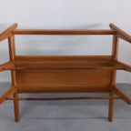 Zeldzaam Wim Den Boon (attrib) Modernistische Side Table Wandmeubel thumbnail 14