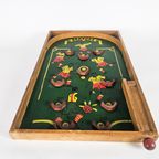 Vintage Flipperkast - Hout - Veer En- Treksysteem - 200 Penalty - Holland - 60'S thumbnail 3