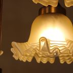 Vintage Gouden Cascadelamp, Hanglamp - Amberkleurig, Jaren '70 | 01362 thumbnail 12