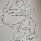 Gustav Klimt After (1862-1918),  Coppia Di Amanti, 1903, Printed In Italy thumbnail 11