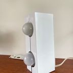 Space Age Vintage Wandlampje, Rechthoek Modern Metaal Lamp thumbnail 7