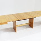 Vintage Deense Grote Ovalen Uitschuifbare Eettafel Xl thumbnail 4