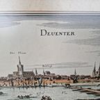 Oude Prent Druk Deventer In Lijst Achter Glas thumbnail 5