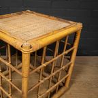 Set Vintage Sidetables Rattan & Bamboo thumbnail 6