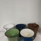 Decoratieve Emaille Brocante (Melk) Emmer Klein thumbnail 2